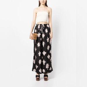 Ulla Johnson, Sawyer wide leg trousers, over graphic print, like new (worn once)